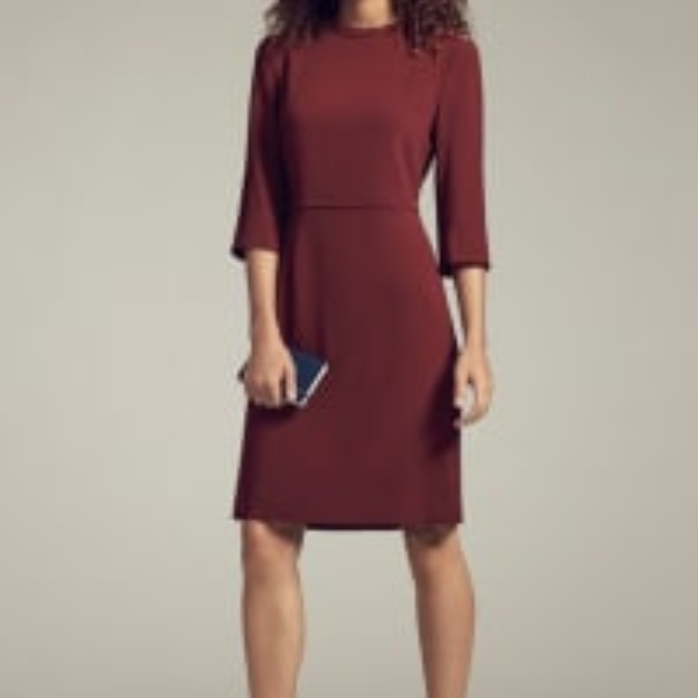 The Lena Dress in Port